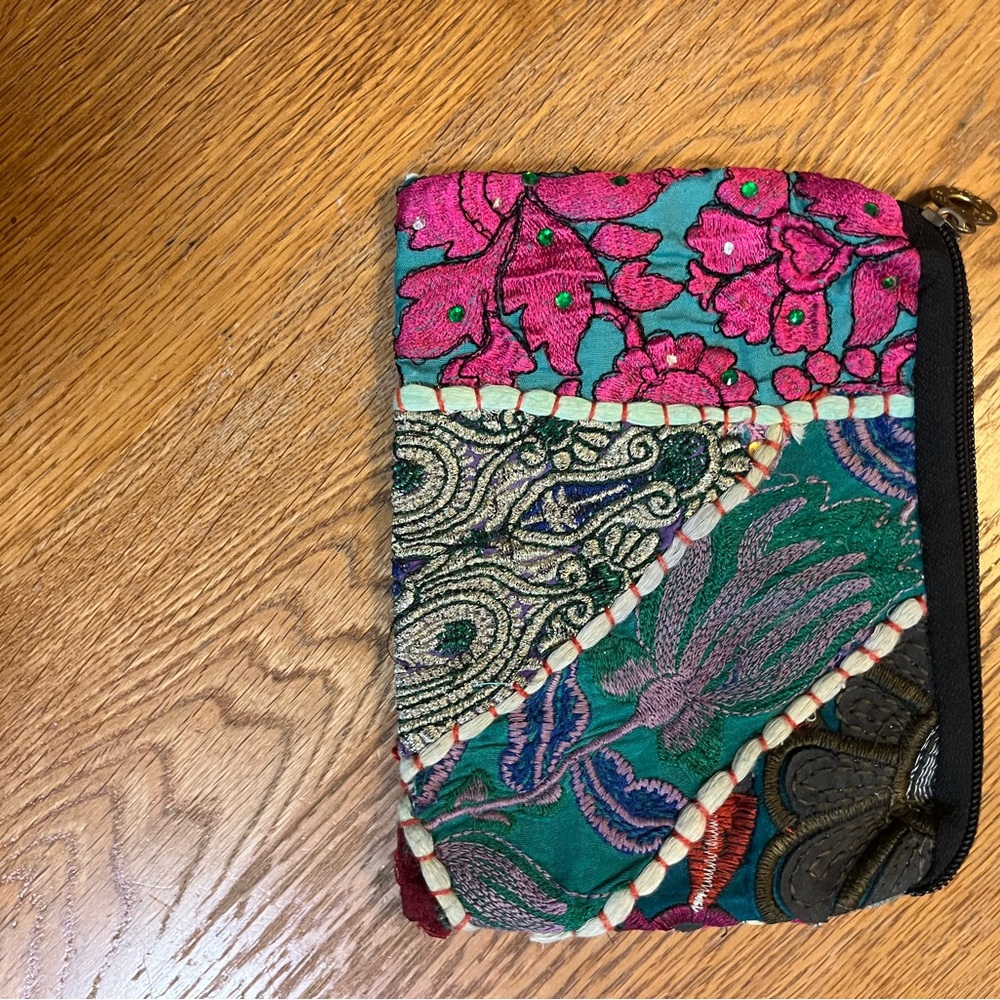 Colorful makeup bag
